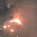 Moradores de rua queimam fios furtados e iniciam incêndio de grandes proporções