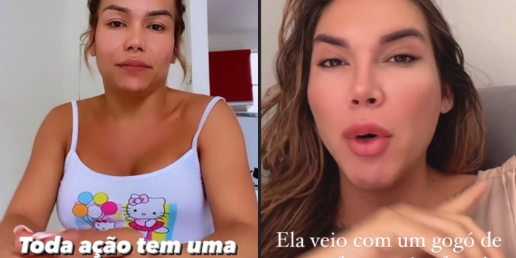 Luanna Pantoja debocha e conta versão de briga com Sereia Lima: “O remédio de um doido é outro doido”