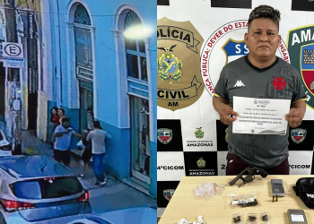 Veja: Em Manaus, bandido rouba joias de vítimas e leva para dono de joalheria revender no Centro