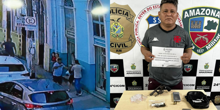 Veja: Em Manaus, bandido rouba joias de vítimas e leva para dono de joalheria revender no Centro