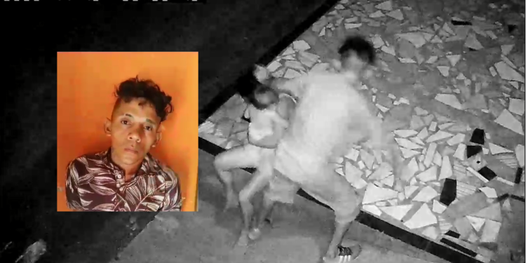 Vídeo: Mulher com bebê no colo é agredida por marido com socos e chutes na rua