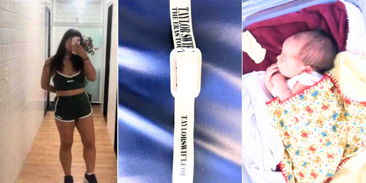 Fã da Taylor Swift entra em trabalho de parto durante o show sem saber que está grávida