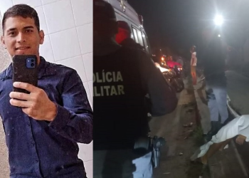 Vídeo: Motociclista morre em grave acidente na avenida das Torres e corpo fica pendurado em mureta