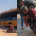 Em Manaus, motoras de ‘Amarelinho’ saem na porrada e um deles ainda esfaqueia o outro; vídeo