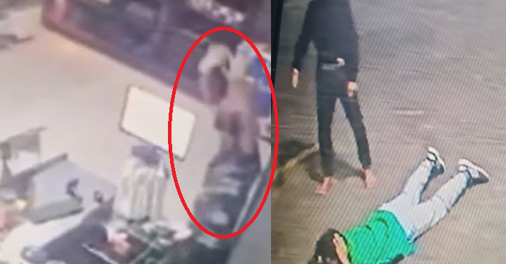 Vídeo: Frentista é baleado em Manacapuru após tentar impedir assaltante com cabo de vassoura