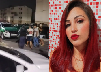 Vídeo mostra PM suspeito de matar a esposa sendo chamado de ‘assassino’; ela pediu ajuda horas antes