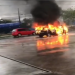 Vídeo: Carro pega fogo rapidamente em posto de combustíveis em Manaus e deixa todos desesperados