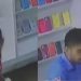 Vídeo mostra dupla fazendo ‘a limpa’ em loja de celulares em Manaus