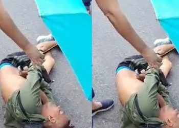 Vídeo forte: jovem é atropelado sobre a faixa em Manaus: ‘foi uma porrada muito feia’