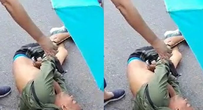 Vídeo forte: jovem é atropelado sobre a faixa em Manaus: ‘foi uma porrada muito feia’