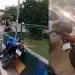 Cenas fortes: motoqueiro derrapa, despenca de viaduto e morre esmagado em Manaus