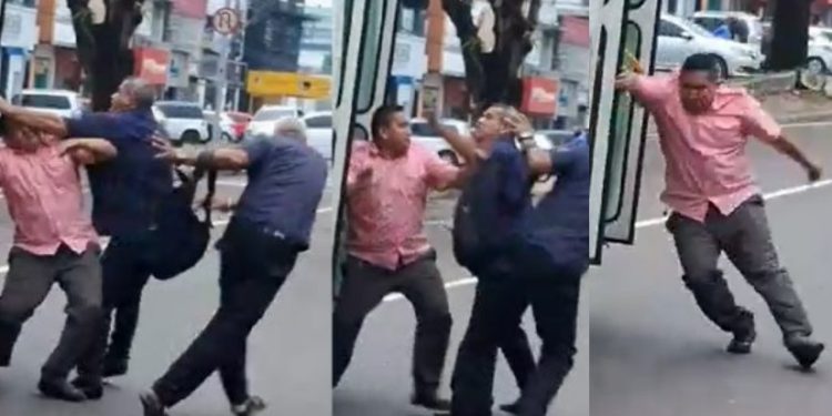 Vídeo: rodoviário que deu tapão em idoso teria levado cuspida: ‘quis dar uma de brabo’