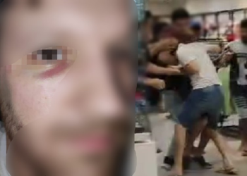 Em shopping de Manaus, pai é agredido por pedir prioridade na fila para a filha autista