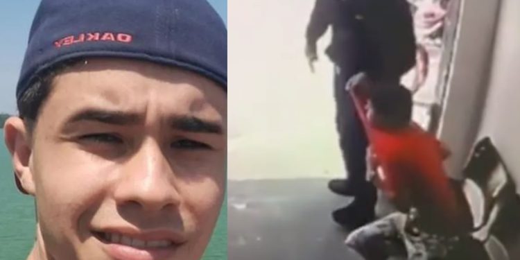 Vídeo: pistoleiro arrasta jovem pela camisa na oficina e mata vítima na calçada