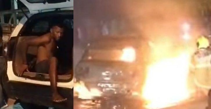 Homem é preso após colocar fogo “sem querer” em viatura da PC na frente da delegacia