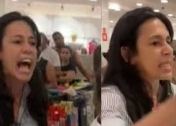 Funcionária da Riachuello debocha de autista e mãe surta no shopping; assista