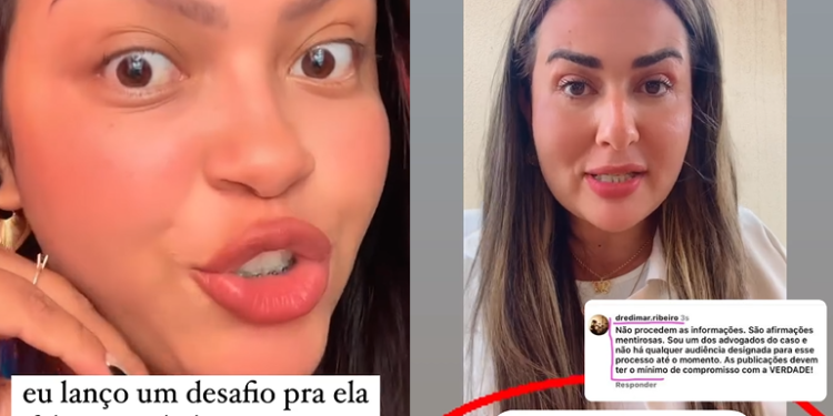 Ismaely nega ter faltado audiência, Íris Lins posta processo e detona: ‘Mentirosa, a cara nem treme de tanto botox’