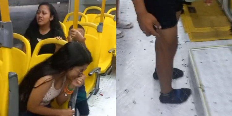 Passageiro fica só de cueca após limpa no ônibus 678, em Manaus: ‘Tocaram o terror’; vídeo