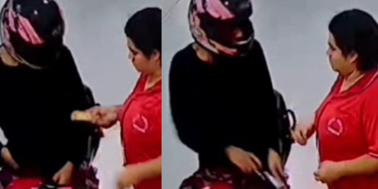 Vídeo: mulher fica sob mira de arma em Manaus por só ter R$ 20 para dar a bandido