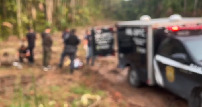 Corpo de homem é encontrado com 11 tiros de pistola calibre 380 e amarrado no Tarumã