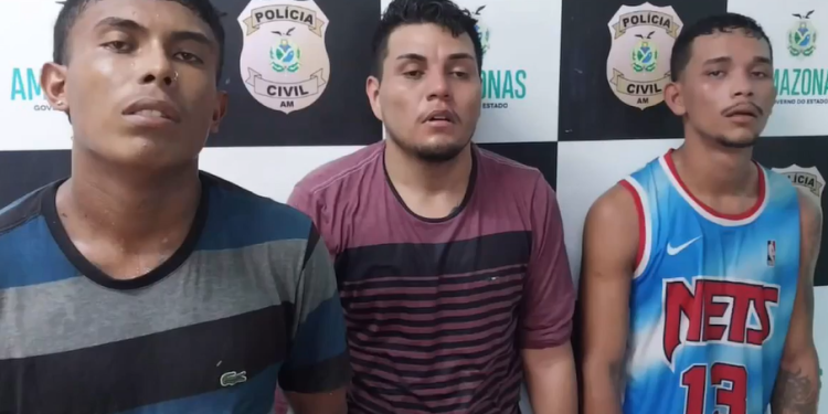 Trio que fazia arrastões é preso após assaltar a linha 650 e esfaquear passageiro em Manaus