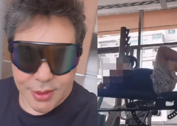 Vocalista da Calcinha Preta filma próprio acidente em academia: ‘Deus colocou a mão naquele momento’; veja