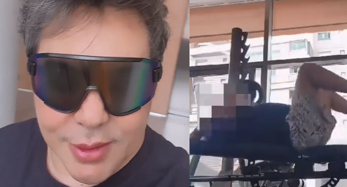 Vocalista da Calcinha Preta filma próprio acidente em academia: ‘Deus colocou a mão naquele momento’; veja