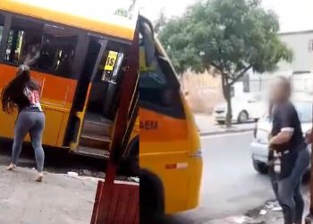 ‘Não é dele não’: diz vascaína em novo vídeo quebrando vidros de ‘amarelinho’