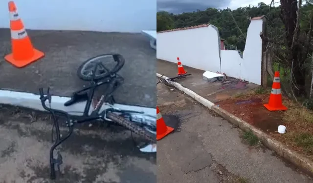 Irmãos morrem após baterem bike no muro de uma casa no interior