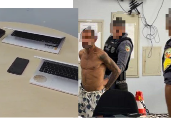 Homem que roubou escola de inglês na Ponta Negra é preso