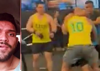 Vídeo: após apanhar de PM em Manaus, homem diz: ‘a mulher não é nem minha, nem dele’