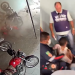 Vídeos: Em alta velocidade, motoqueiro se quebra todo ao destruir ponto de mototaxistas e motos