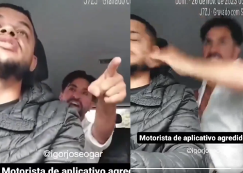 Vídeo: ‘Só me leva lá, babacão’, diz passageiro bêbado após dar tapa em motorista de app
