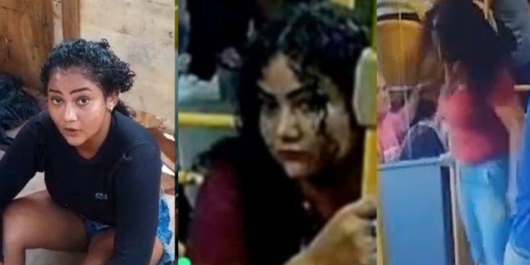 Vídeo: bandidos capturam Vanessa Marques em Manaus, procurada pelo assalto ao 678