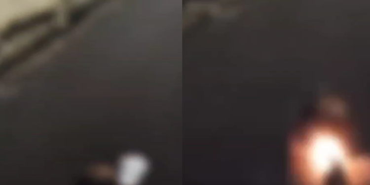 Vídeo forte: Criminoso joga cabeça no meio de rua na Compensa e dispara vários tiros