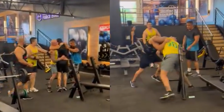 Vídeo: Cabo da PM sai na porrada com homem em academia de Manaus por causa de suposto chifre