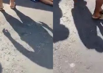 Vídeo: traficantes brigam e deixam corpo de “presente de Natal” na rua em Manaus