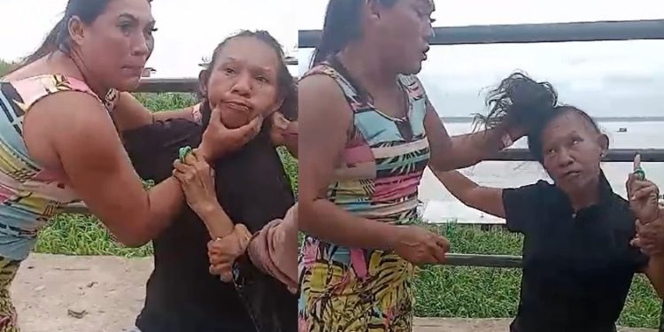 Vídeo: mulher tenta arrancar cabelos da rival no Amazonas: ‘o marido dela traiu’