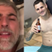 Vaza vídeo de Reynaldo Gianecchini ‘batendo bolo’ para novinho e rapaz diz que foi hackeado; veja