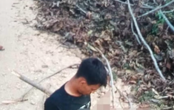 Cena forte: Jovem sobrevive ao ter o corpo atravessado por tronco durante acidente de moto