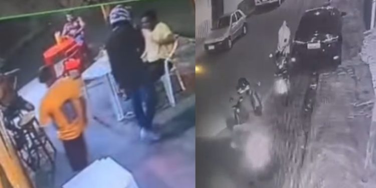 Câmera flagra assalto à mão armada em bar de Manaus