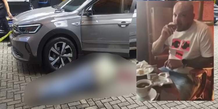 Vídeo: ‘Braço direito’ de ex-PM, ‘Xirú’ é assassinado a tiros em estacionamento de shopping