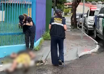 Todo sujo, homem é encontrado morto no Parque 10 em frente à Semed