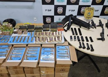 Com 30 mil munições e submetralhadora de PM morto, “Senhor das Armas” é preso em Manaus