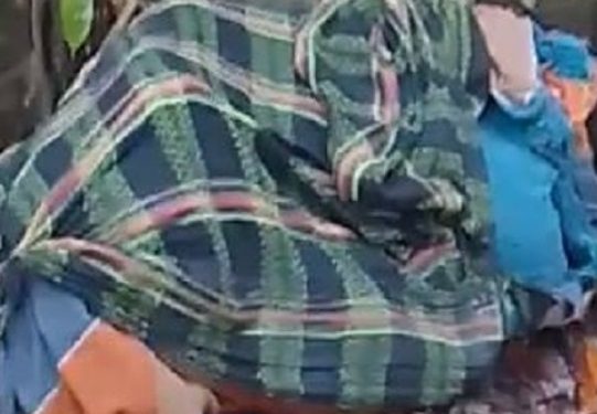 Imagem mostra como ficou homem executado e enrolado na rede em Manaus