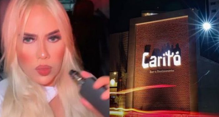 Morre mulher baleada na boca na saída do bar Caritó em Manaus