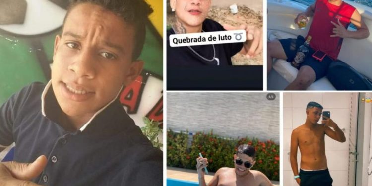 Vídeo forte: pistoleiro mata quatro de uma vez e filma cena no Bairro da Paz