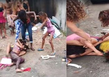 Eita! Maior UFC entre blindadas é filmado na ZL de Manaus