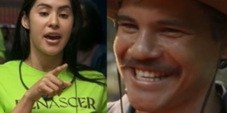 Durante exibição de nova novela da Globo, Isabele reconhece ator de Manaus
