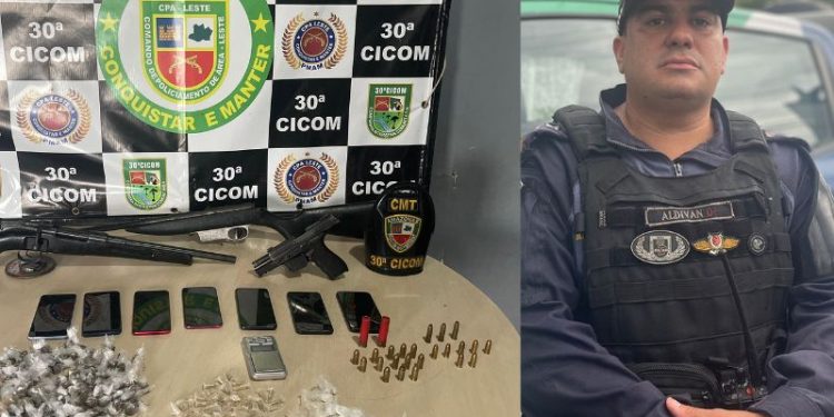 Quinteto do cr1m& é preso com drogas e armas na ZL de Manaus